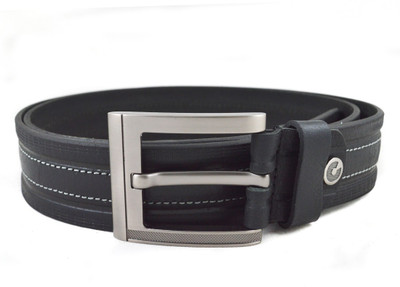 

HUNTING HORSE Men Formal Black Genuine Leather Belt