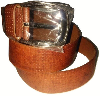 

Asthanaz International Men Brown Genuine Leather Belt
