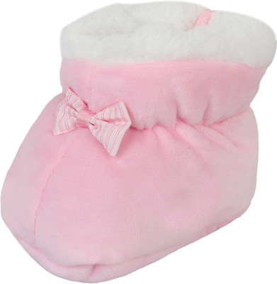 

BabyShower Booties(Toe to Heel Length - 10 cm Pink)