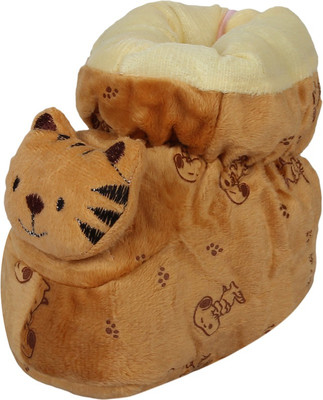 

BabyShower Booties(Toe to Heel Length - 10 cm Brown)
