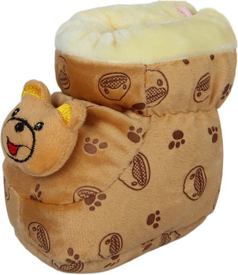 

BabyShower Booties(Toe to Heel Length - 10 cm Brown)