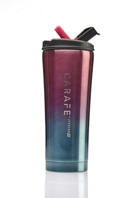 

Fitster5 Carafe Premium Stainless Steel Sipper Bottle 450 ml Sipper(Pack of 1, Multicolor), Red & blue