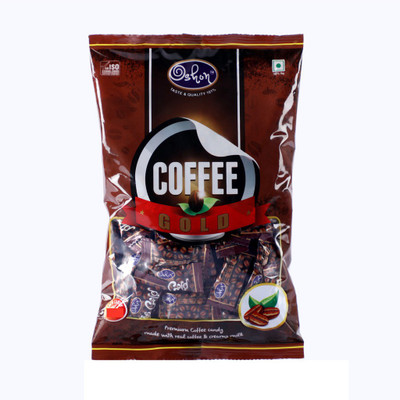 

Oshon Coffee Gold, 120 Pieces Pouch Creamy Milk Toffee