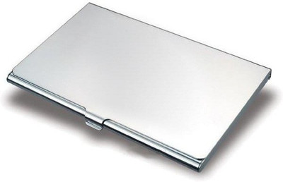 

StyelWell 10 Card Holder(Set of 1, Silver)