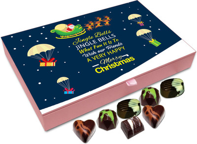 

Chocholik Christmas Gift Box - Have A Very Happy Christmas Chocolate Box - 12pc Truffles(144 g)