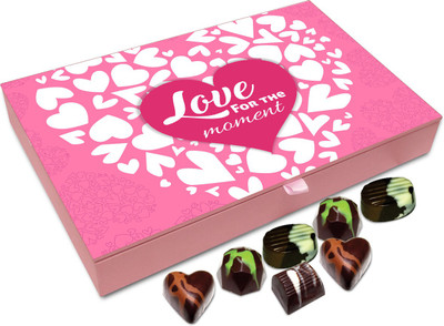 

Chocholik Gift Box - Love For The Moment Chocolate Box - 12pc Truffles(144 g)
