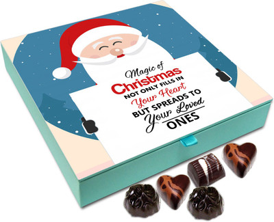 

Chocholik Christmas Gift Box - Magic Of Christmas Fills Everyone's Hearts Chocolate Box - 9pc Truffles(108 g)