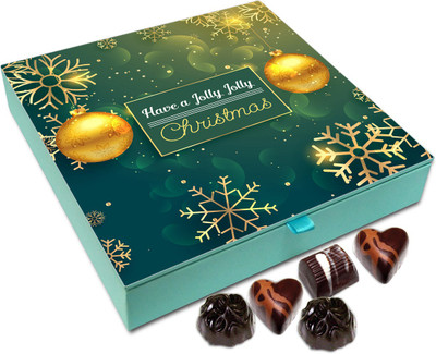 

Chocholik Christmas Gift Box - Have A Jolly Jolly Christmas Chocolate Box - 9pc Truffles(108 g)