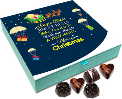 

Chocholik Christmas Gift Box - Have A Very Happy Christmas Chocolate Box - 9pc Truffles(108 g)