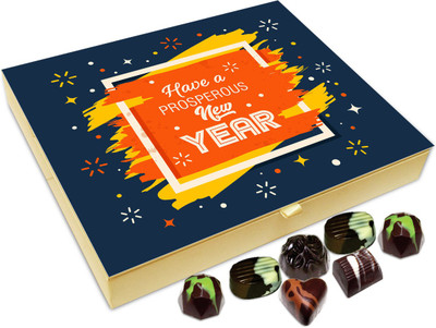 

Chocholik New Year Gift Box - Have A Prosperous New Year Chocolate Box - 20pc Truffles(240 g)