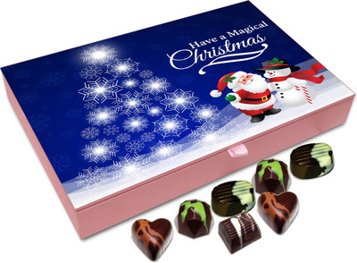 

Chocholik Christmas Gift Box - Have A Magical Christmas Chocolate Box - 12pc Truffles(144 g)
