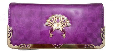 

Paris Casual Purple Clutch
