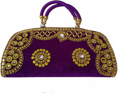 

ALIVE Party Purple, Gold Clutch, Gold;purple