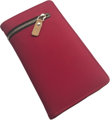 

SAW LEATHER GOODS Casual Pink Clutch
