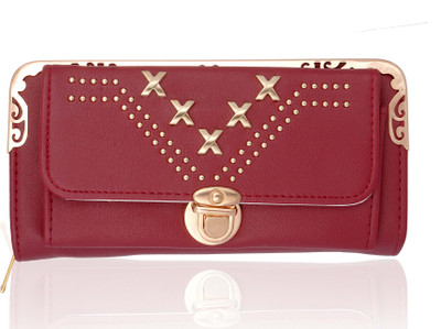 

Sunflower Casual Maroon Clutch