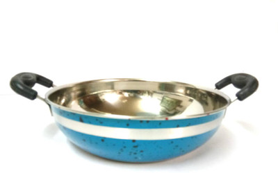 

Mahavir STAINLESS STEEL KADHAI Cookware Set(Stainless Steel, 1 - Piece), Blue