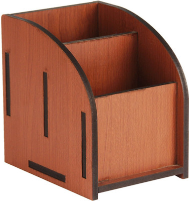 

Basement Bazaar 2 Compartments Wooden Stand(Brown)