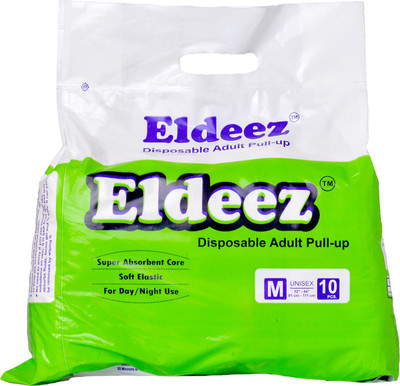 

ELDEEZ ELDEEZ DISPOSABLE PULL-UP Adult Diapers - M(10 Pieces)