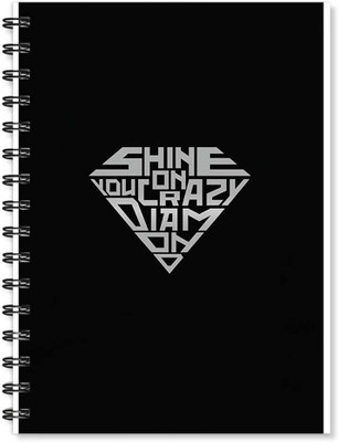 

100yellow A5 Notebook(Notebook | Motivational Quotes Printed Notebook | Designer Wire Bound Ruled Paper Sheets Personal And Office Stationary Notebooks Diary-A5 Size (Black), Multicolor)
