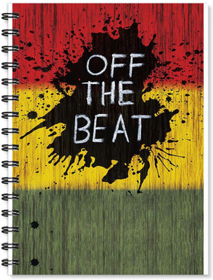 

100yellow A5 Notebook(Notebook | Off The Beat Printed Notebook | Motivational Quotes Printed | Funny Printed Notebook | Designer Wire Bound Ruled Paper Sheets Personal And Office Stationary Notebooks Diary (A5 Size), Multicolor)