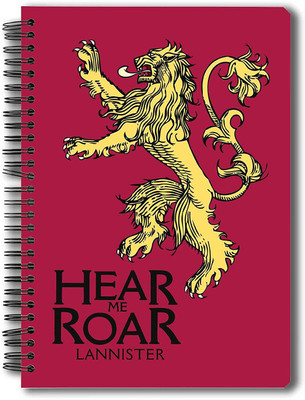 

MC SID RAZZ A5 Notebook(Game of Thrones, Multicolor, Pack of 4)