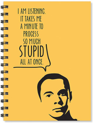 

100yellow A5 Notebook(Notebook | I Am Listing Printed Notebook | Motivational Quotes Printed | Designer Wire Bound Ruled Paper Sheets Personal And Office Stationary Notebooks Diary (A5 Size), Multicolor)