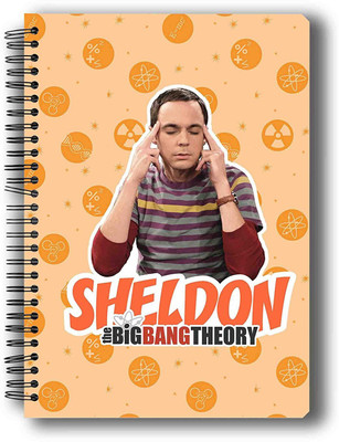 

MC SID RAZZ A5 Notebook(The Big Bang theory, Multicolor, Pack of 4)