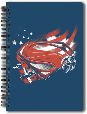 

MC SID RAZZ A5 Notebook(Superman, Multicolor, Pack of 4)