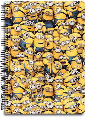 

MC SID RAZZ A4 Notebook(Minions, Multicolor, Pack of 2)