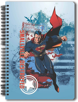 

MC SID RAZZ A5 Notebook(Superman, Multicolor, Pack of 2)
