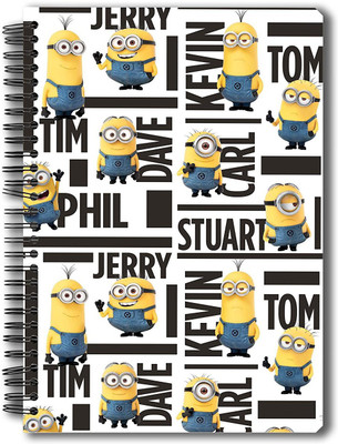 

MC SID RAZZ A5 Notebook(Minions, Multicolor, Pack of 4)