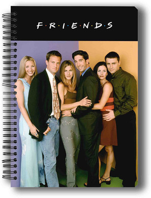 

MC SID RAZZ A5 Notebook(Friends-Tv Series, Multicolor, Pack of 2)