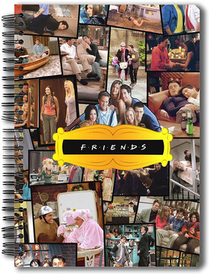 

MC SID RAZZ A5 Notebook(Friends-Tv Series, Multicolor, Pack of 2)