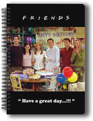 

MC SID RAZZ A5 Notebook(Friends-Tv Series, Multicolor, Pack of 4)