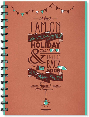 

100yellow A5 Notebook(Notebook | I Am On Printed Notebook | Motivational Quotes Printed | Funny Printed Notebook | Designer Wire Bound Ruled Paper Sheets Personal And Office Stationary Notebooks Diary (A5 Size), Multicolor)