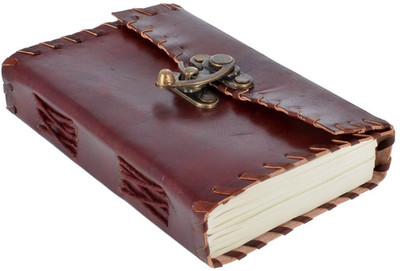 

Craftofpinkcity A6 Diary(Handmade leather journal, Brown)