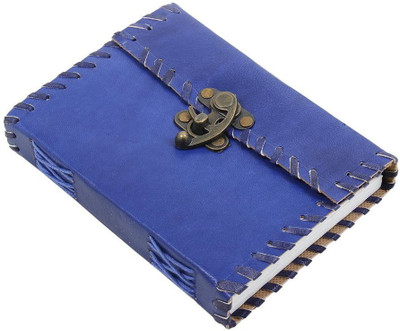 

Craftofpinkcity A6 Diary(Handmade leather journal, Blue)