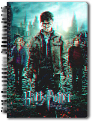 

MC SID RAZZ A4 Notebook(Harry potter-3D, Multicolor, Pack of 2)