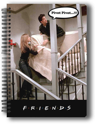 

MC SID RAZZ A5 Notebook(Friends-Tv Series, Multicolor, Pack of 4)