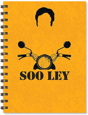 

100yellow A5 Notebook(Notebook | Sooley Quotes Printed | Designer Wire Bound Ruled Paper Sheets Personal and Office Stationary Notebooks Diary-A5 Size- Ideal Gift for Friend (yellow), Multicolor)