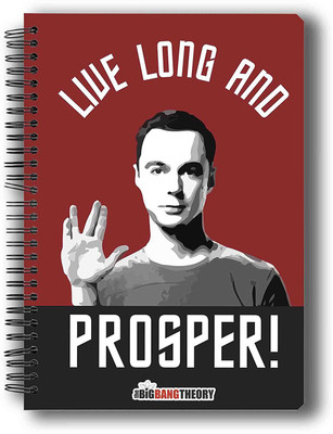 

MC SID RAZZ A5 Notebook(The Big Bang theory, Multicolor, Pack of 4)
