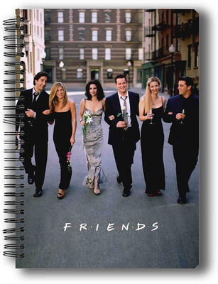

MC SID RAZZ A5 Notebook(Friends-Tv Series, Multicolor, Pack of 4)