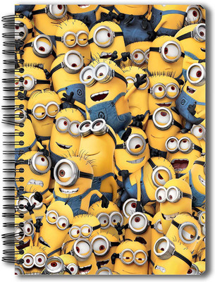 

MC SID RAZZ A5 Notebook(Minions, Multicolor, Pack of 2)