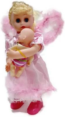 

UNIQUE TOYZ Swing Doll With Music And Light(Pink)