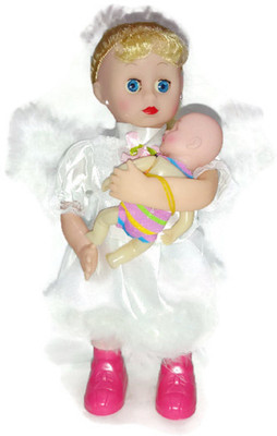 

Unique Toyz Swing Doll With Light and Music(White)