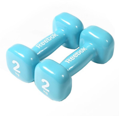 

REEBOK Fitness Fixed Weight Dumbbell(2 kg), Blue