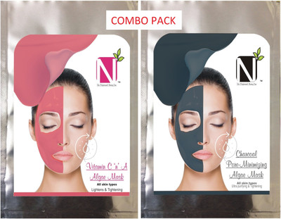 

NATURAL PEEL OFF MOULD MASK VITAMIN C&A AND CHARCOAL 1PCS(25 g)
