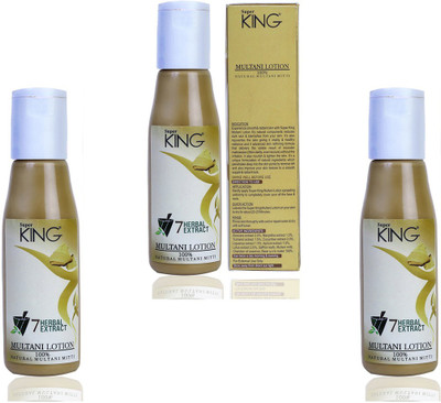 

Super king 7-herbal Extracts Multani Mitti Lotion Pack, (Sles Sulfate free, With Applying Brush) (120 ml)(360 ml)