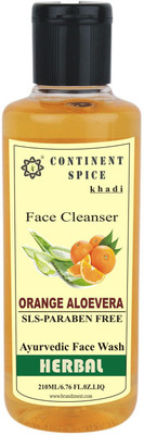 

Continent Spice Khadi Orange Aloevera Face Wash SLS & Paraben Free- CS682005 Face Wash(210 ml)