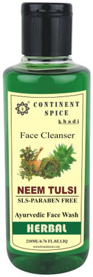 

Continent Spice Khadi Neem Tulsi Herbal Face Wash SLS & Paraben Free - CS682005 Face Wash(210 ml)